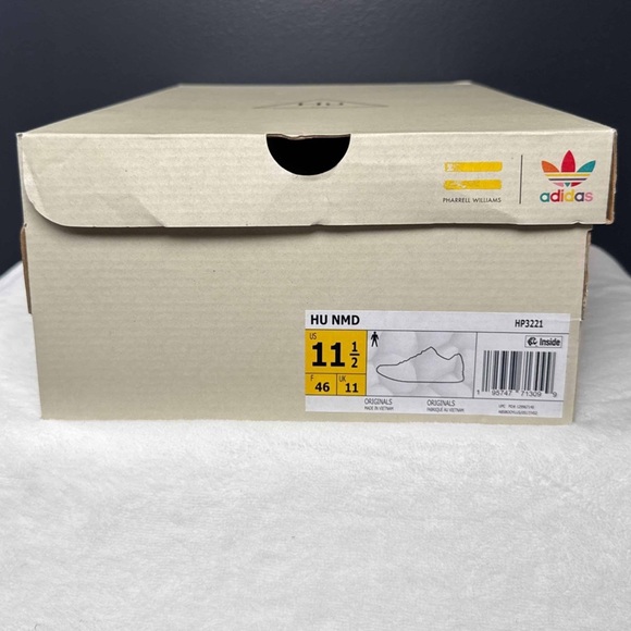 Adidas Pharrell x NMD Human Race 'Animal Print - Pulse Amber' Size 11.5M | VNDS - Picture 9 of 11